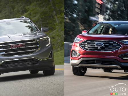 Comparaison : Ford Edge 2019 vs GMC Terrain 2019